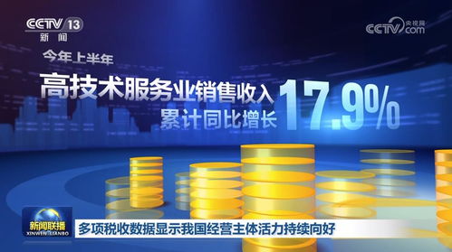 多項稅收數據顯示我國經營主體活力持續向好，科技中介服務助推高質量發展